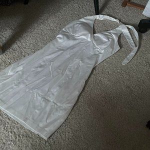 White and Grey Dress